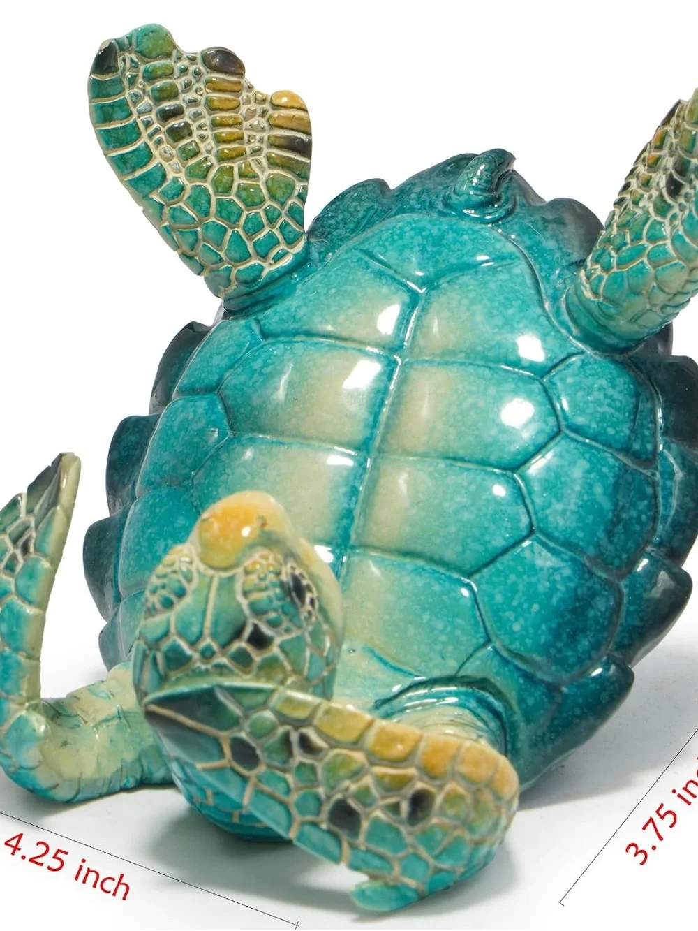 Decorative Green Sea Turtle Phone Stand for Reptile Lovers